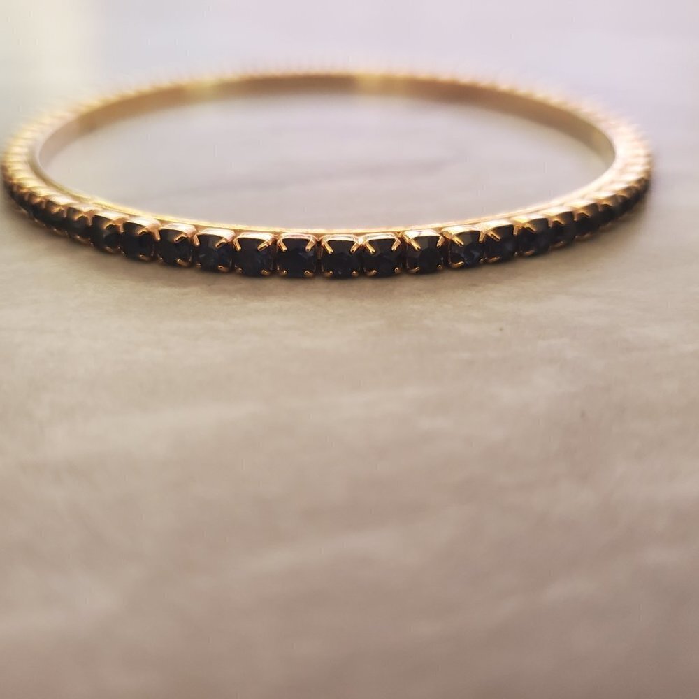 ✨ J.Crew Rhinestone Crystal Pave Bangle Bracelet ✨ - Picture 3 of 10